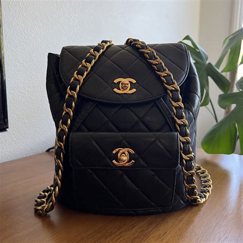 chanel women backpack|chanel backpack vintage.